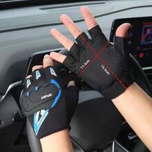 1 Pair Men's Outdoor Cycling Sports Fitness Half-Finger Gloves - Multicolor - View 6