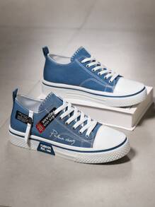 Nuove scarpe sportive casual in tela per uomo taglia extra large 2025, scarpe da skate, versatili per jeans e abbigliamento sportivo