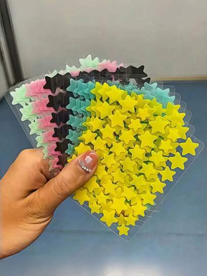 280pcs/28pcs Cute Pastel Color Star Stickers, Colorful, Star Stickers, Protect And Repair, Cover Acne Marks, Perfect For Daily Decoration, Party Decoration, Photography Props