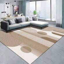 Large Area Rug [1000g/M²], Personalized Abstract Pattern, Luxurious Area Rug Suitable For Various Home Decor Styles, Premium Machine-Washable, Upgraded Version Features Thickened And Densified Material With Non-Slip Bottom Particles, Fade-Resistant, Modern Design Back To School