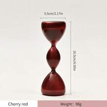 1pc Creative 3-Layer Colored Sand Glass Timer, Unique Modern Home Decor, Christmas Halloween Tabletop Ornaments
