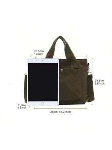 Large Capacity Shoulder Bag For Commuting Casual Bag Simple Fashion All-In-One Tote Bag Shoulder Bag For Girls School