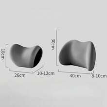 Car Headrest/Lumbar Support Car Neck Pillow Waist Cushion Driver Seat Backrest Car Cushion Driving Lumbar Support Waist Support