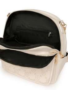 Fashion Women's Multifunctional Large Capacity Backpack, Suitable For Travel, Student, Street Style, School Backpack - White - View 6