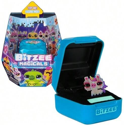 Bitzee, Magische Versie, Digitale Interactieve Puppy, Elektronisch Virtueel Huisdier om voor te zorgen en op te groeien, Reageert op je Aanraking, 20 Verzamelbare Karakters, Kinderspelletjes, 5+ Jaar