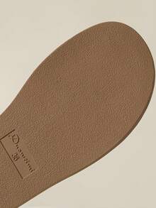 Giày sandal quai ngang đế dày dành cho nữ, họa tiết hoa nhí phong cách Bohemian, hở mũi, đế cao thoải mái, thích hợp cho đi biển, mùa hè, xuân/thu, phối cùng váy, phong cách thường ngày, thể thao, size 41-43 - màu nâu - Xem 10