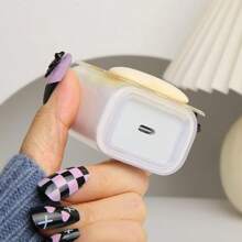 18W/20W USB-C Charger Cover, Cute 3D Bow Tie Transparent Soft Charger Protector, Kawaii Cable Protector, Compatible With 11 12 13 14 Pro, Max Fast Power Adapter, Pink 2 (5-In-1) Charger Accessories, Phone Accessories