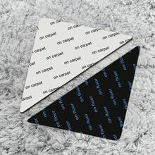 4 件装地毯垫防滑胶带，可重复使用无损胶带，可水洗纳米胶双面胶带，地毯固定防止移动和卷曲，家居装饰必备 - 黑色 - 查看 9