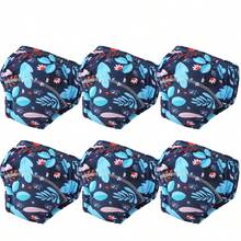 6 件婴儿训练裤，可重复使用可洗布尿布，透气尿布套，用于如厕训练 - 彩色 - 查看 20