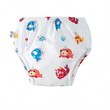 5 件儿童训练裤 - 可洗布尿布，柔软面料，松紧腰带，适用于婴儿如厕训练和青少年卫生，如厕训练裤 | 简单设计尿布 | 实用青少年服装 - 完美的婴儿节日礼物