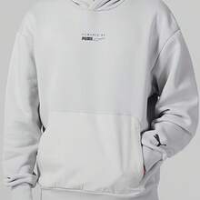 Puma 保暖内衬休闲宽松套头卫衣 - 灰色 - 查看 4