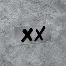 Personalized Creative Brand XX Reflective Car Sticker For Electric Motorcycle, Bicycle, Automobile Body, Window, Helmet, Storage Box, Waterproof, UV-Resistant, No Residual Glue, Durable, Multi-Color Available - Multicolor - View 11