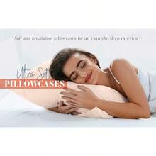 Elegante y cómodo® 1500 hilos, diseño de cadena, calidad egipcia, lujosa, suave como la seda, resistente a las arrugas y al decoloramiento, funda de almohada de 2 piezas - todos los tamaños y colores, rey blanco - Rosa Pálido - Ver 5