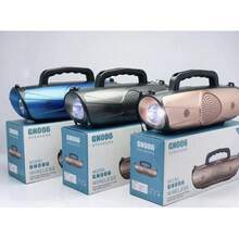 Altavoz Portátil Inalámbrico Con Lampara LED Multifuncional, Bocina Bluetooth Recargable Con Micrófono Incluido, Karaoke Portátil Para Fiestas y Reuniones, Función Lampara LED, Con Entrada USB, MicroSD, Auxiliar, Radio AM/FM, Compatible con Celulares, Tablet, Equipo de Audio, Autonomía de Batería de 5 Horas - Multicolor - Ver 3