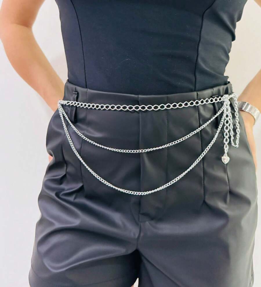 Belt ChainelegantIronBeltChain - Silver - View 1