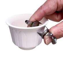 molletta per smalto in acciaio inossidabile resistente alla ruggine, strumento per la colorazione di tazze da tè in ceramica, utensile per la ceramica fai-da-te