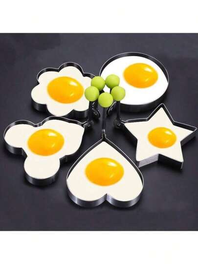 Stainless Steel Omelette Machine Model, Love Type Omelette Mold, Omelette Ring, Fried Egg, Poached Egg Abrasive Tool