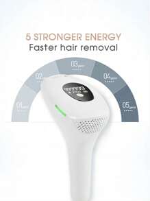 zs 1pc 999,990 Flashes Pulsed Light 5 Level IPL Laser Hair Removal Devices For Women Painless Permanent Photoepilator Depilator Bikinis Line Electric Epilator At Home Use Hair Remover