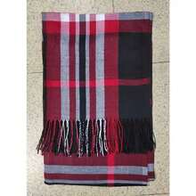MilyModa Plain Fine Cashmere Scarf 150g With Fringes - Xadre150g Rojo - Ver 1