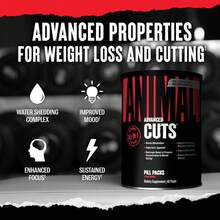 Animal Cuts Thermogenic Fat Burner - Weight Loss Pills For Women And Men For Metabolism, Energy, Focus, And Nootropic Brain Support With Ketones Appetite Suppressant Diet Pills, 42 Packs - Gói thuốc không có hương vị - Xem 2
