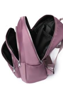 Multifunctional Women's Backpack, Lightweight Versatile Outdoor Backpack Suitable For Students, With Pom-Pom Embroidery Decor, School Backpack, School Supplies, School Bag, Backpack For School, Back To School Backpack, School Bookbag, Big Backpack, Backpack School, Back To School Bags, Large Capacity, Waterproof, Business Casual, Suitable For Teen Girls Women College Students, Teacher, White-Collar Workers, Perfect For Back To School, First Day Of School, College, Work, Business, Commute, Office