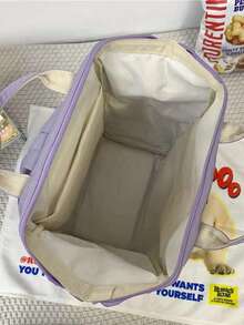 Women's Backpack Bag Multifunctional School Travel With Pendant For Daily Use - 黑色 - 查看 4