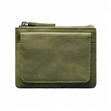 Retro RFID Wallet Small Men's Credit ID Card Holder Wallet Male Slim Leather Wallet With Coin Pocket For Men Women