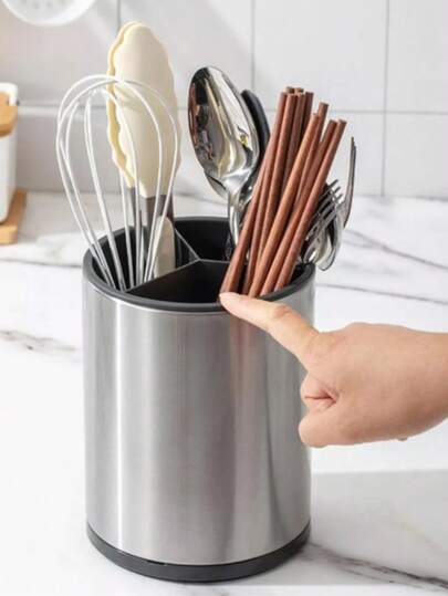 Escorredor de Talheres Inox com Base Design para o a Dia