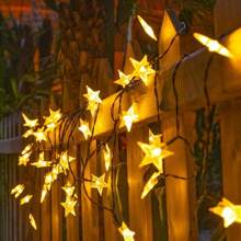 1 Set 100 LED Solar Powered Fairy Lights With 600mAh Rechargeable Battery, Metal & Plastic, Suitable For Wedding, Birthday, Anniversary, Graduation Ceremony Decoration, Mother's Day, Camping, Thanksgiving, Valentine's Day & Multi-Purpose Holiday Lighting