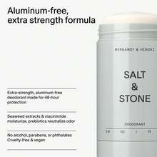 Natural Deodorant - Santal | Extra Strength Natural Deodorant For Women & Men | Aluminum Free With Probiotics, Seaweed Extracts & Shea Butter (2.6 Oz) - Bergamot & Hinoki - 查看 4