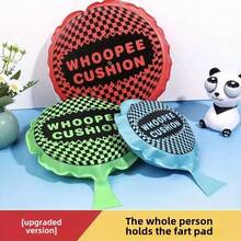 1 Piece Prank Farting Mat Toy, Unique Noise Emitted By Sponge Rubber Cushion, Humorous Party Gag Gift,Original Prank Rubber Whoopie Cushions | Classic Woopie Cushion, Fart Bag, Party Accessory,Perfect Halloween And Christmas Gift For ,Friendly Novelty Trick Toy For Party, Random Color Selection - Multicolor - View 5