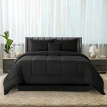 Lux Decor 5 Pc Comforter Set | Opulent Design | Includes Comforter, Bed Skirt, Decor Pillow Shams, 2 Pillow Shams (Twin Includes 1) | All Seasons Comforter | Pillow Cases And Shams | Elevate Bedroom Ambiance | Graduation Gifts, Home Decor, Back-To-School Gift, Luxury Bedding Set, Elegant Comforter Set, Soft Plush Comforter, Valentine's Day Romantic Bedroom, Spring Bedding Set, Complete Bed In A Bag, Matching Decor, Elegant Design, Luxury Look, Gift Set Idea, Guest Bedroom Ready, Modern Bedroom Style, Easy Bedroom Refresh, All-Inclusive Bedding, Everyday Bedding, Classic Style, Home Essentials - 黑色 - 查看 11