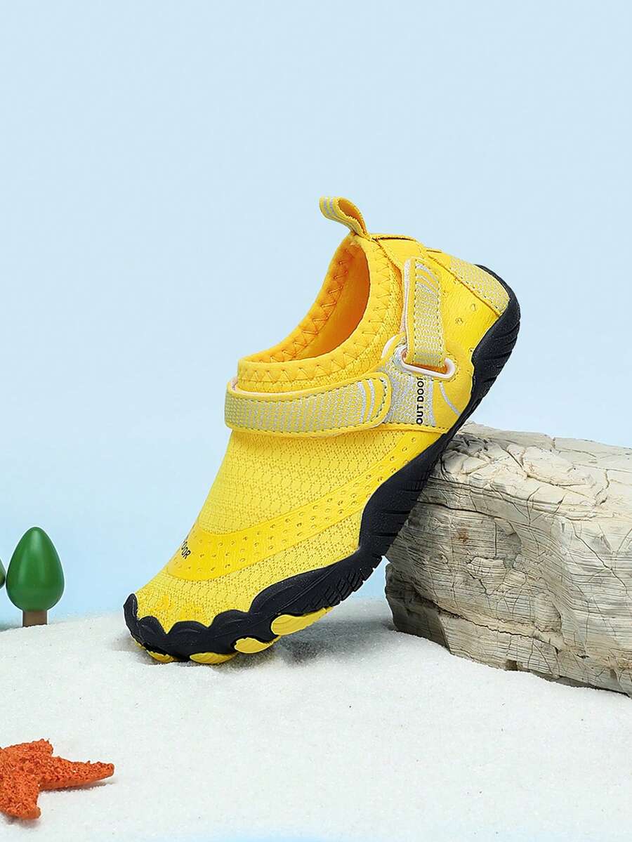 Children's Shoes, Kids Water Shoes, Boys Sandals, Middle & Small Kids Summer Fashion Casual Beach Shoes - Yellow - View 1