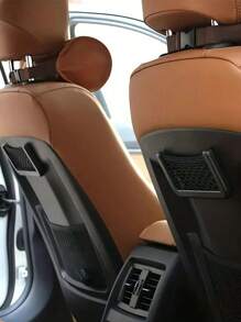 Universal And Practical Auto Organizer Seat Back Bag Back Rear Mesh Trunk Seat Elastic String Net Magic Sticker Car Universal Storage Bag Pocket Gifts For Women