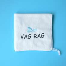 1pc, 12in Microfiber Embroided Letters Naughty Funny Wash Towel For Boyfriend Girlfriend Husband Wife Adult Humor Gift, Perfect For Valentine's Day Wedding Anniversary Day Gift White Elephant Exchange Gift Gag Gift Bachelor Bachelorette Party Supplies Bathroom Decor Summer Back To School
