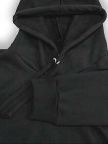 Blusa De Frio Moletom Jaqueta Casaco Agasalho Time Futebol Gremio - Preto - Visão 3