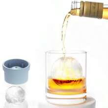 Máquina De Hielo De Silicona, Molde De Hielo Esférico De Calidad Alimentaria - Mint Blue - View 2