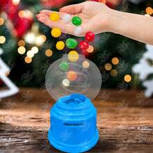 GRUPO CARNAVALLIA Toy In The Shape Of A Mini Gumball Bubble Gum Dispenser Machine Piggy Bank - Blue - View 4