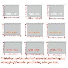 1 Pack 3-Layer Polyester Woven Room Divider Curtains, Bedroom Privacy Blackout Curtains, Thermal Insulation And Noise Reduction Living Room Curtains, Space Divider Curtains, Living Room Ceiling Track Curtains, Suitable For Living Room, Bedroom, Dorm, Office, Cinema, Cafe (White, Beige, Light Gray, Dark Gray, Black Curtains, W100"X H84"/ W100"X H96"/ W100"XH108"/ W120"XH84"/ W120"XH96"/ W120"XH108"/ W180"XH84"/ W180"XH96"/ W180"XH108", Curtain Track/Rod Not Included) - 米色 - 查看 9