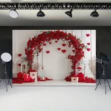 Valentine's Day Photographic Panel Fabric Backdrop 1.50 X 2.20m - FDNA0022 - View 2