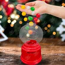 GRUPO CARNAVALLIA Toy In The Shape Of A Mini Gumball Bubble Gum Dispenser Machine Piggy Bank - Đỏ - Xem 4