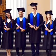 AFYPRTY 1pc Solid Color Graduation Sash, Gold Satin Tassel, Unisex, For Adult Graduation Ceremony, Graduation Photo Shoot, Graduation Celebration, 182cm/71.6in, Christmas Decor, Home Christmas Gift, Christmas Ornament - Multicolor - View 11