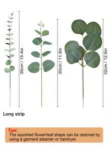 10/16/26/40/55/70/85/110/135Pcs Mixed Set Of Artificial Eucalyptus Leaf Stems, False Silver Dollar Eucalyptus Leaf Stems And Artificial Baby Breathing Flower Bulk False Leaves - Realistic And Durable False Green For Home Decoration