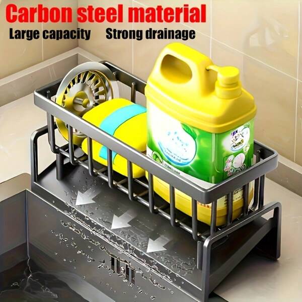 Space-Saving Kitchen Sink Drying Rack | Quick-Dry Design & PP Plastic