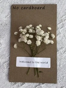 50/100 件人造迷你干满天星花，紫色，适合花瓶、婚礼、家居、办公室、派对、花园、卡片制作装饰、DIY（无纸卡）