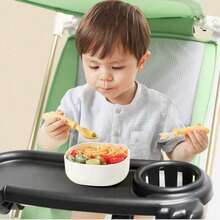 1pc Baby Stroller Tray, Baby Stroller Dining Table, Toddler Walker Accessory, Snack Plate - Plate - View 3