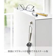 山崎実業 Yamazaki 隠せる 引き出し 収納 ホワイト W12.5×D35～64.5×H32.7cm タワー tower 目隠し 隠す収納 収納ケース 高さ調節可能 1428 - ホワイト - チェックする 6