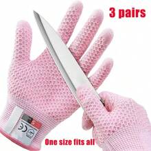 1/3 Paia di guanti resistenti ai tagli di alta qualità, protezione di livello 5, guanti da cucina, lavabili in lavatrice, comodi e flessibili, leggeri, adatti per entrambe le mani. Guanti resistenti ai tagli, adatti per la manipolazione del vetro, anti-graffio, adatti per cucina, taglio, giardinaggio, intaglio del legno, pulizia, assemblaggio e manutenzione. I guanti resistenti ai tagli proteggono la pelle sottile dai graffi