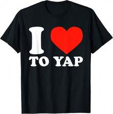 Amo parlotear - Divertida frase de argot sobre el parloteo, cita humorística sobre la camiseta - Negro - Ver 1