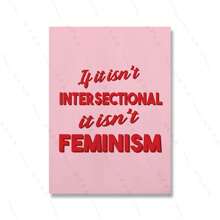 1pc Fashion Modern Quote Typography Art Poster Print Pink Canvas Painting Room Home Decor Young Girl Female Dormitory Optional Frame ﻿